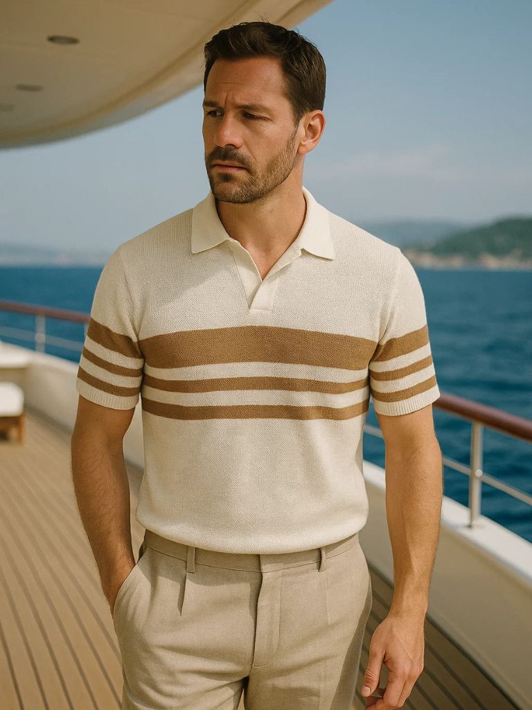 Caramel Lineage Polo – Palm Beach Boutique