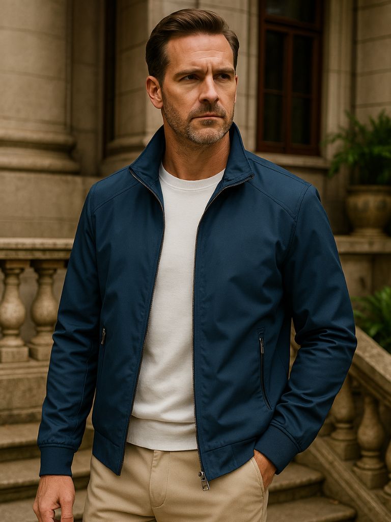 Palm Beach Boutique Casual Solid Bomber Jacket