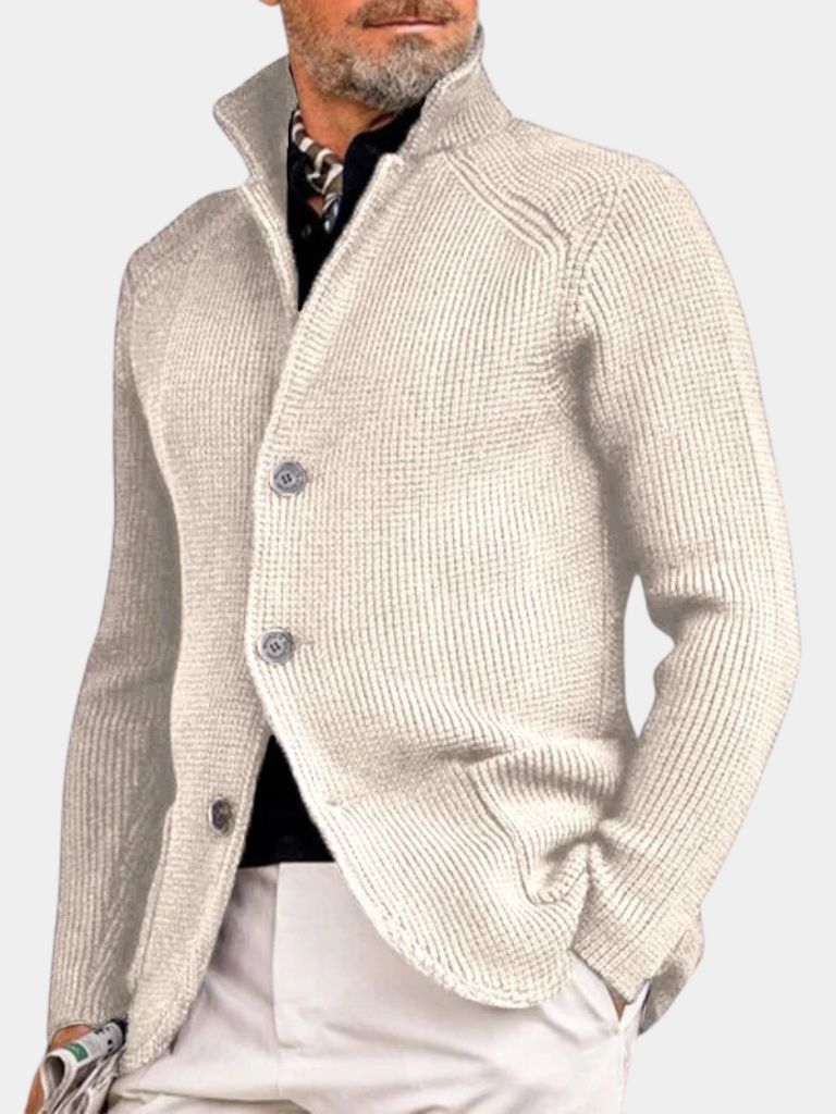 Palm Beach Boutique Classic Heritage Knit Jacket with Button Detail