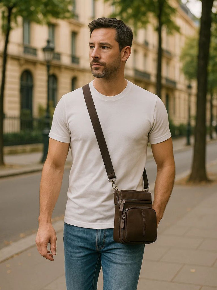 Palm Beach Boutique Leather Crossbody Bag