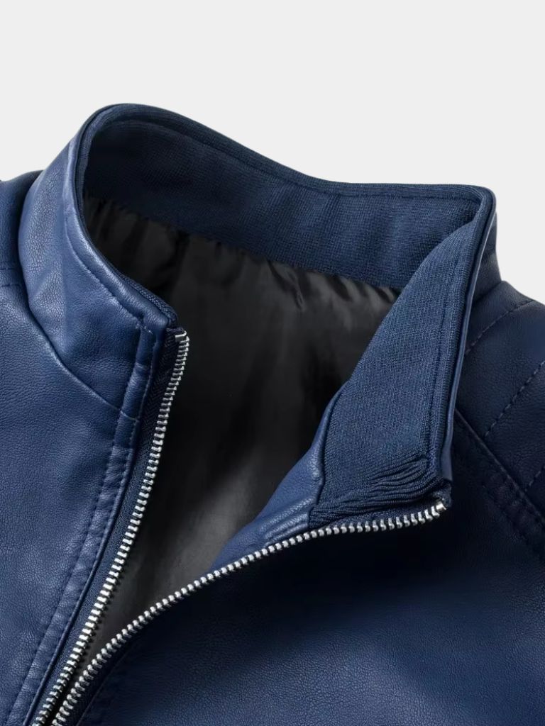 Palm Beach Boutique Crossed Leather Jacket