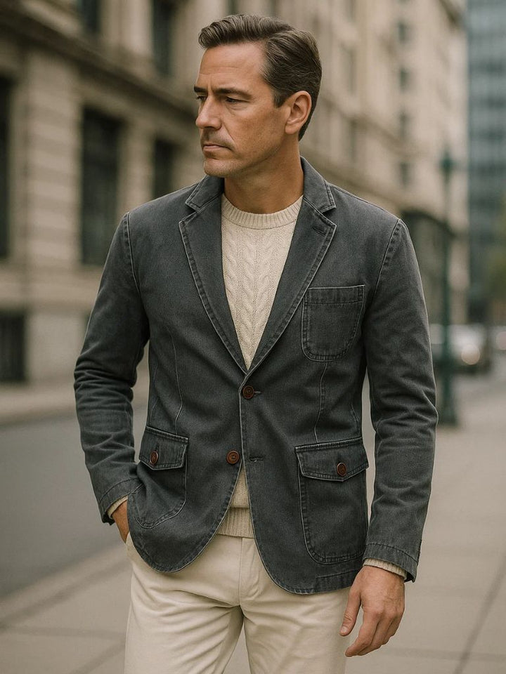 Palm Beach Boutique Covenant Denim Blazer Jacket