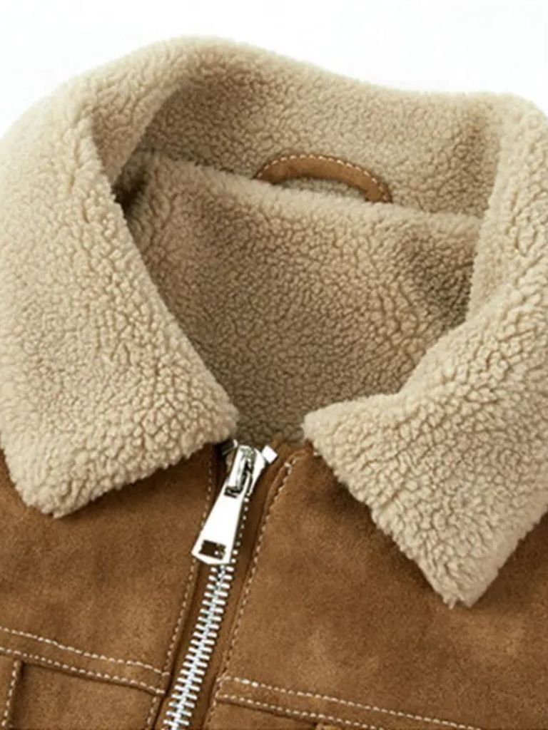 Palm Beach Boutique Essential Fleece Suede Jacket