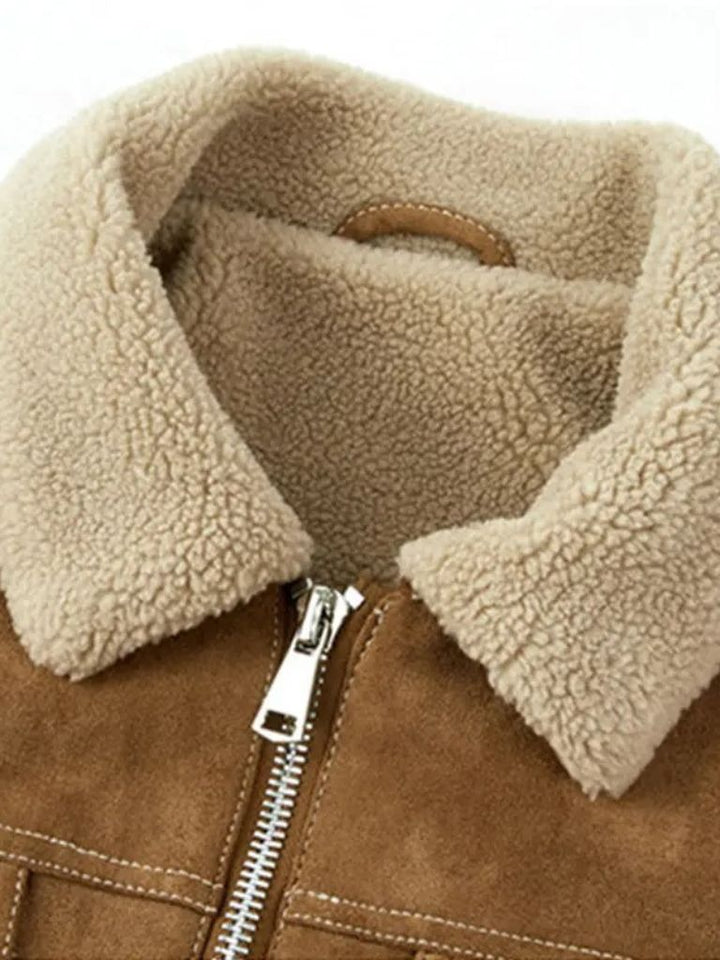 Palm Beach Boutique Essential Fleece Suede Jacket