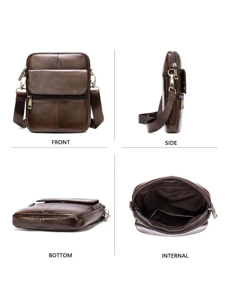 Palm Beach Boutique Essential Leather Crossbody Bag