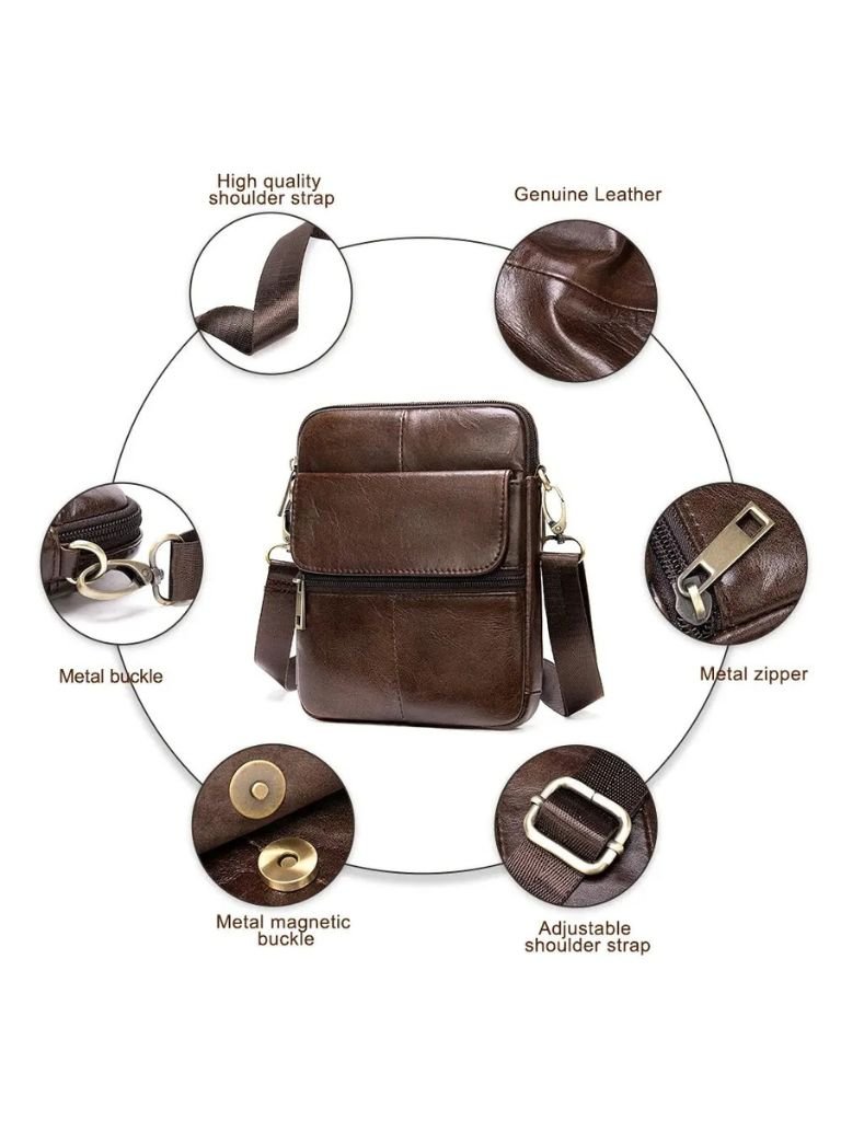 Palm Beach Boutique Essential Leather Crossbody Bag