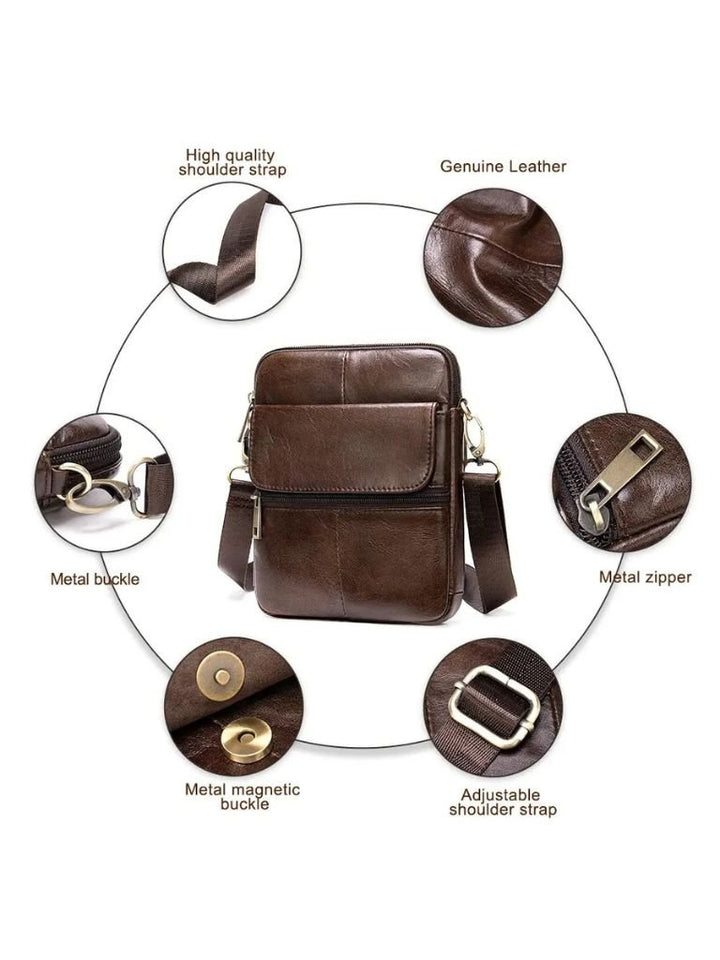 Palm Beach Boutique Essential Leather Crossbody Bag