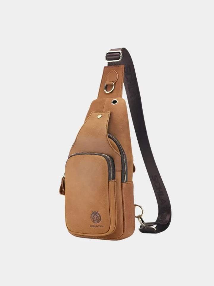 Palm Beach Boutique Essential Leather Shoulder Bag