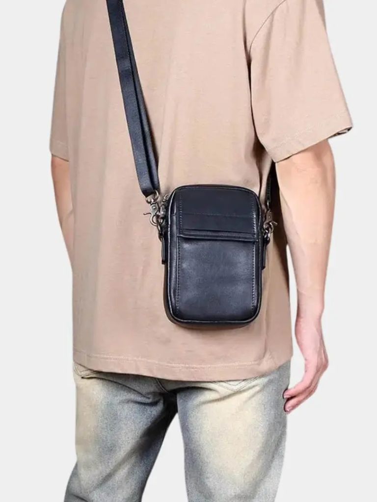 Palm Beach Boutique Essential Leather Crossbody Bag Pj