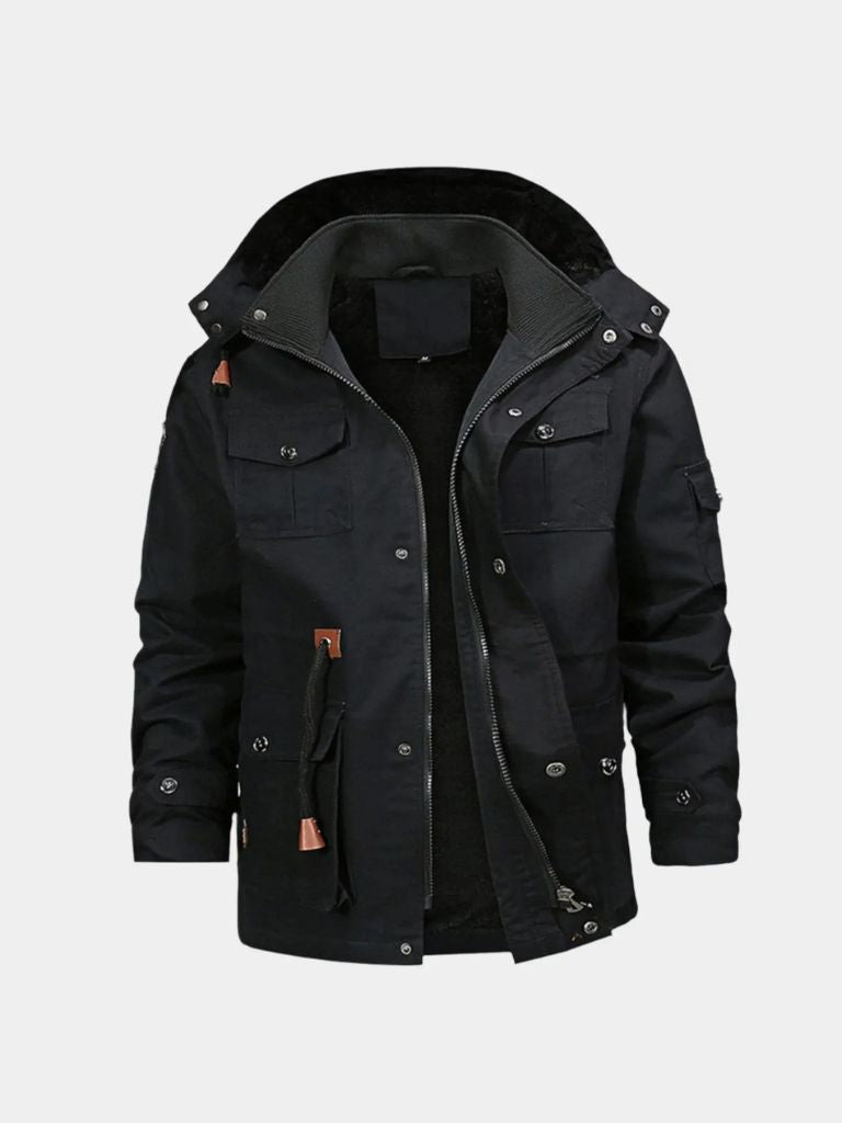 Palm Beach Boutique Fleece Hooded Bomber Jacket