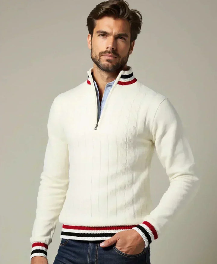 Basic Turtleneck and Zip Sweater - Palm Beach Boutique