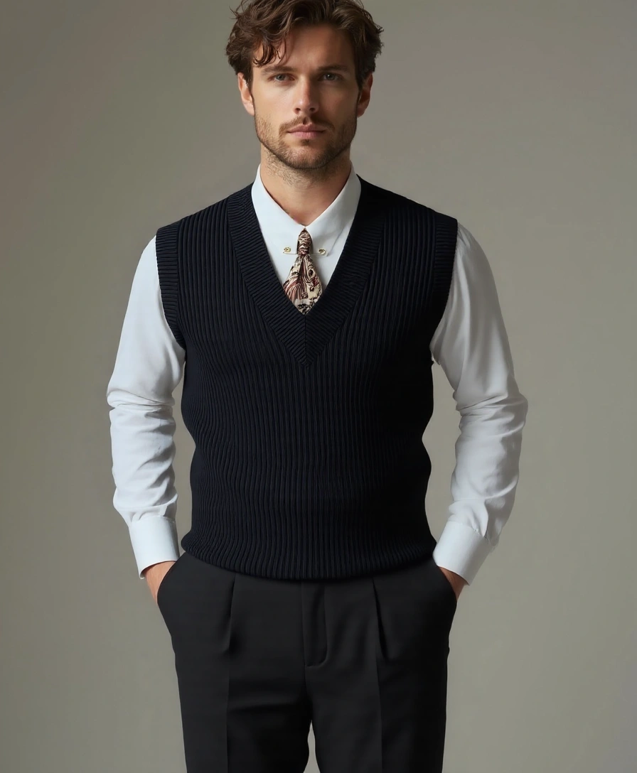 Knitted Vest - Palm Beach Boutique