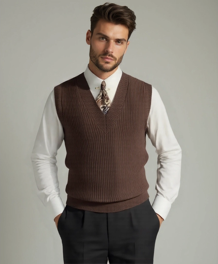 Knitted Vest - Palm Beach Boutique