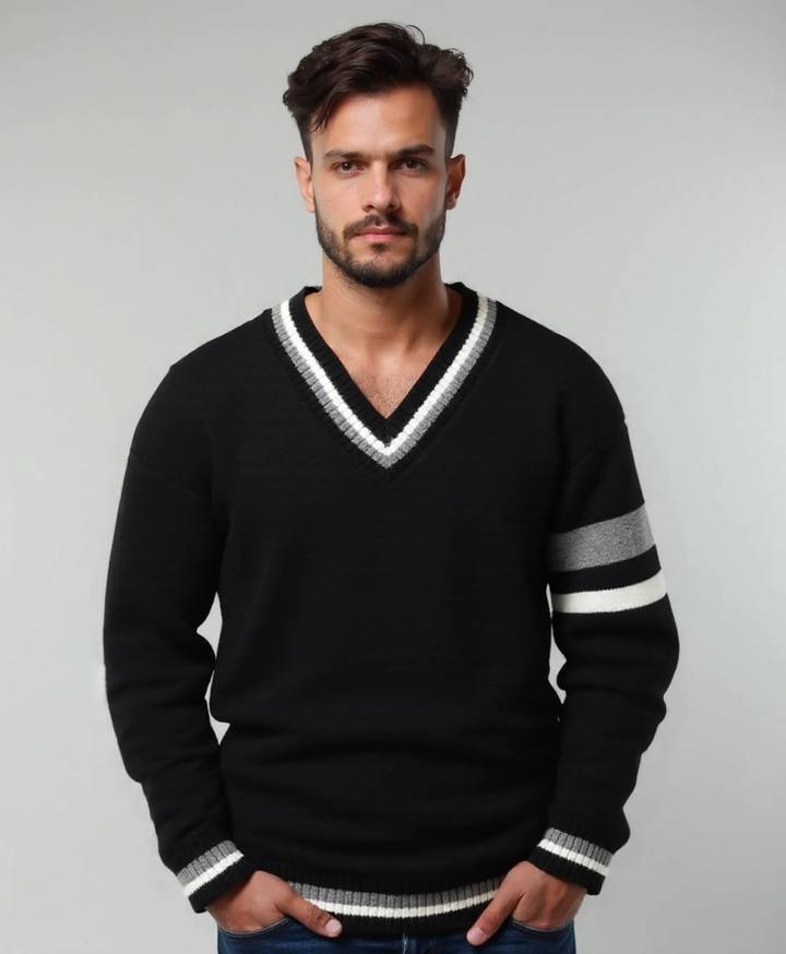 V-Neck Sweater - Palm Beach Boutique
