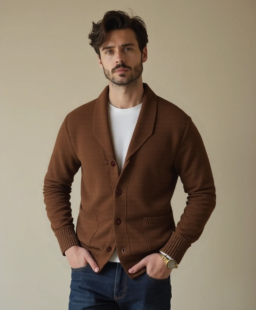 British Knitted Cardigan - Palm Beach Boutique