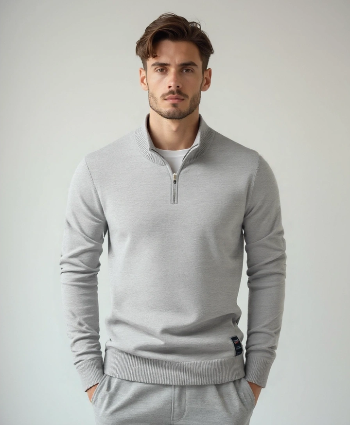 Half-Zip Sweater - Palm Beach Boutique