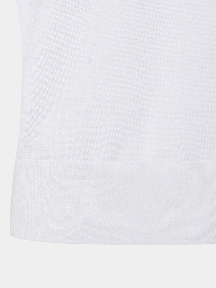 Ivory Elite Long Sleeve Polo Palm Beach Boutique
