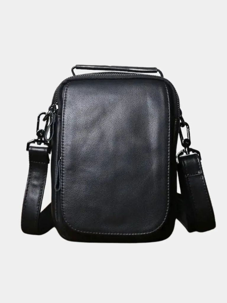 Palm Beach Boutique Mens Leather Messenger Bag