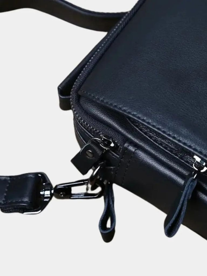 Palm Beach Boutique Mens Leather Messenger Bag
