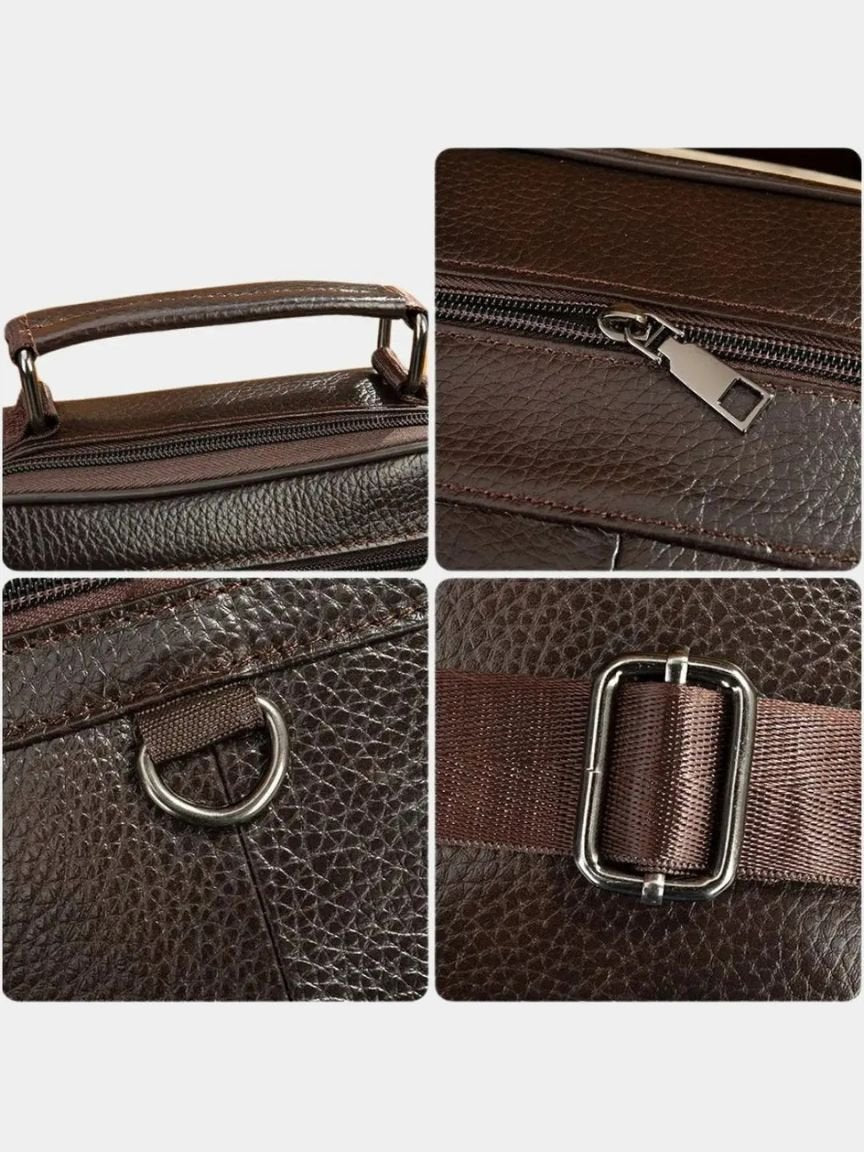 Palm Beach Boutique Mens Leather Crossbody Bag