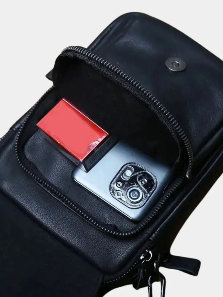 Palm Beach Boutique Mens Leather Messenger Bag