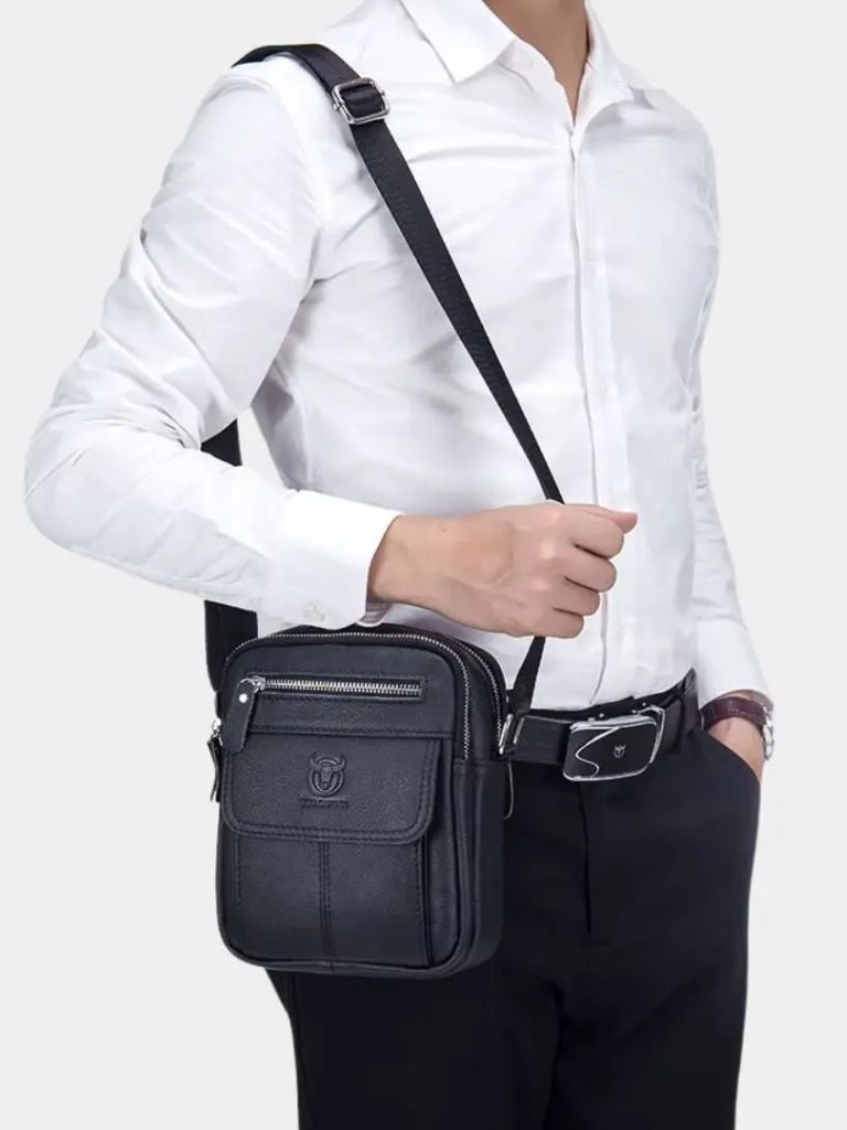 Palm Beach Boutique Leather Messenger Bag