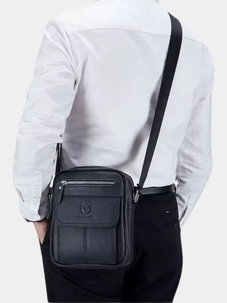 Palm Beach Boutique Leather Messenger Bag