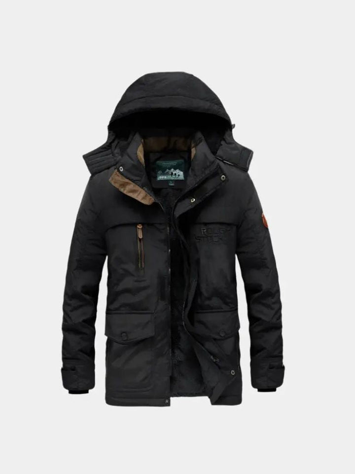 Palm Beach Boutique Military-Style Hooded Jacket
