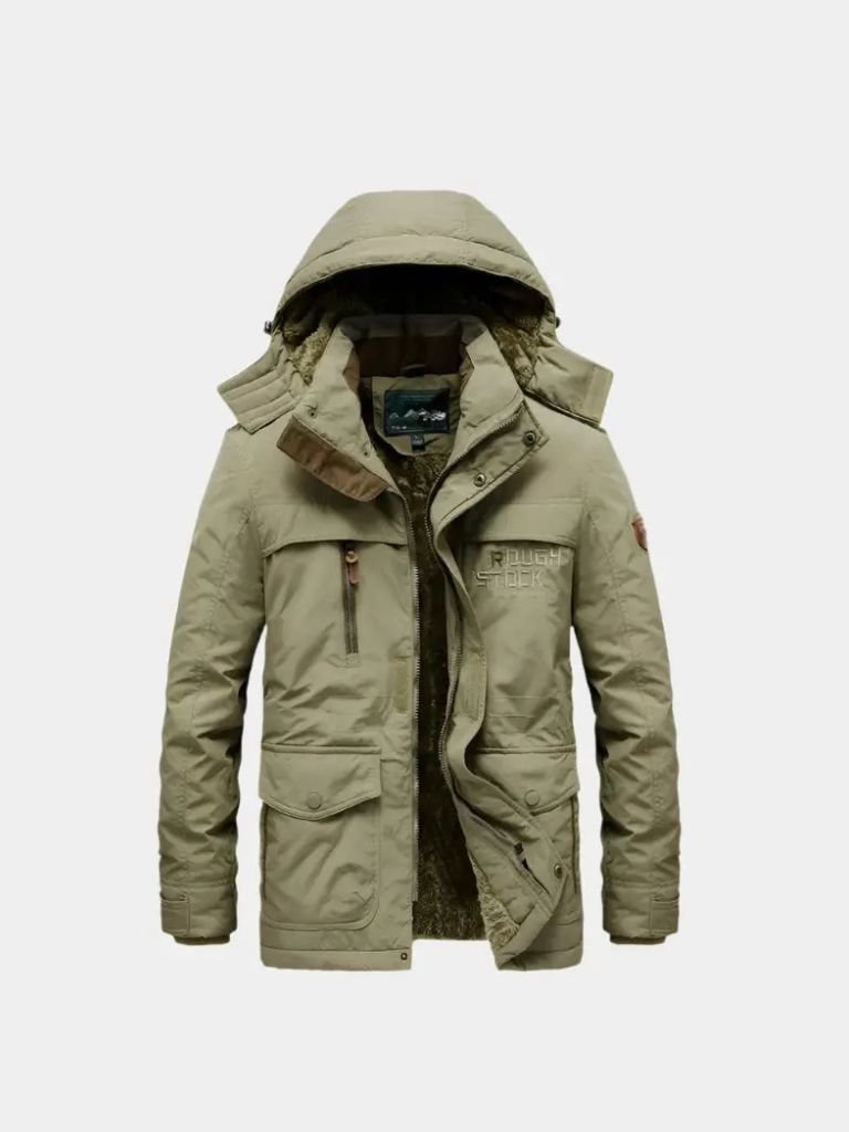 Palm Beach Boutique Military-Style Hooded Jacket