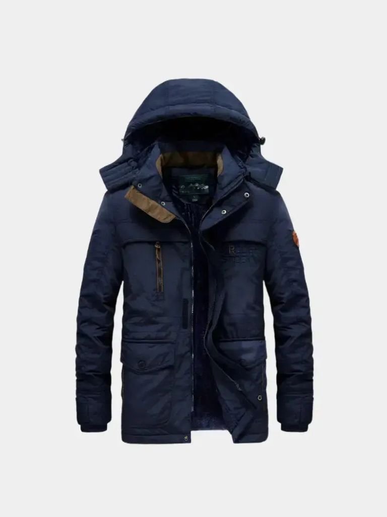 Palm Beach Boutique Military-Style Hooded Jacket