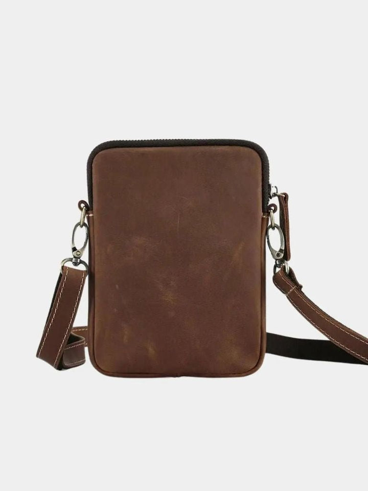 Palm Beach Boutique Minimalist Leather Crossbody Bag