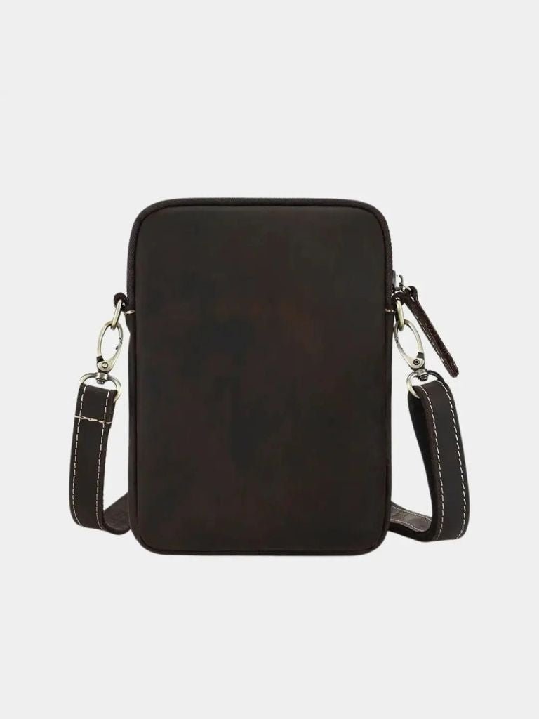 Palm Beach Boutique Minimalist Leather Crossbody Bag