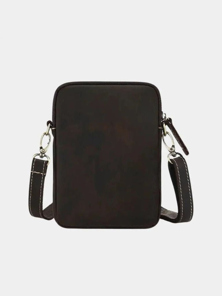 Palm Beach Boutique Minimalist Leather Crossbody Bag