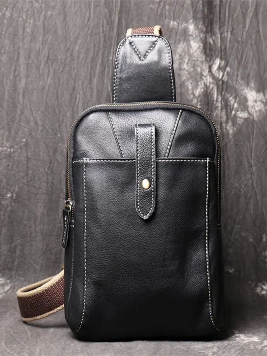 Palm Beach Boutique Minimalist Leather Shoulder Bag