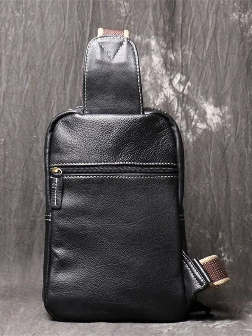 Palm Beach Boutique Minimalist Leather Shoulder Bag