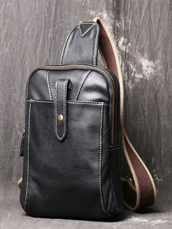 Palm Beach Boutique Minimalist Leather Shoulder Bag
