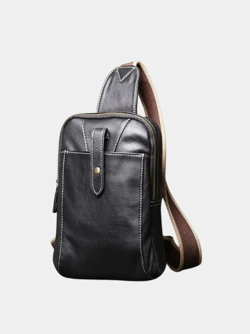 Palm Beach Boutique Minimalist Leather Shoulder Bag