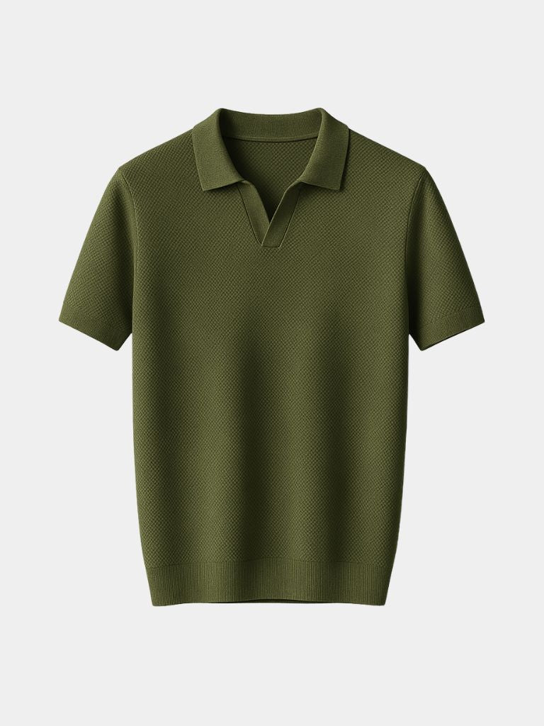 Old Money Cotton Polo - Palm Beach Boutique