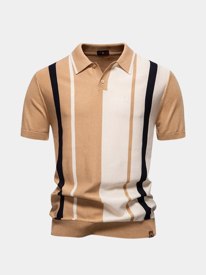 Retro Striped Polo Palm Beach Boutique