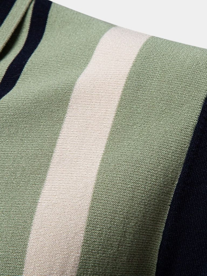 Retro Striped Polo Palm Beach Boutique