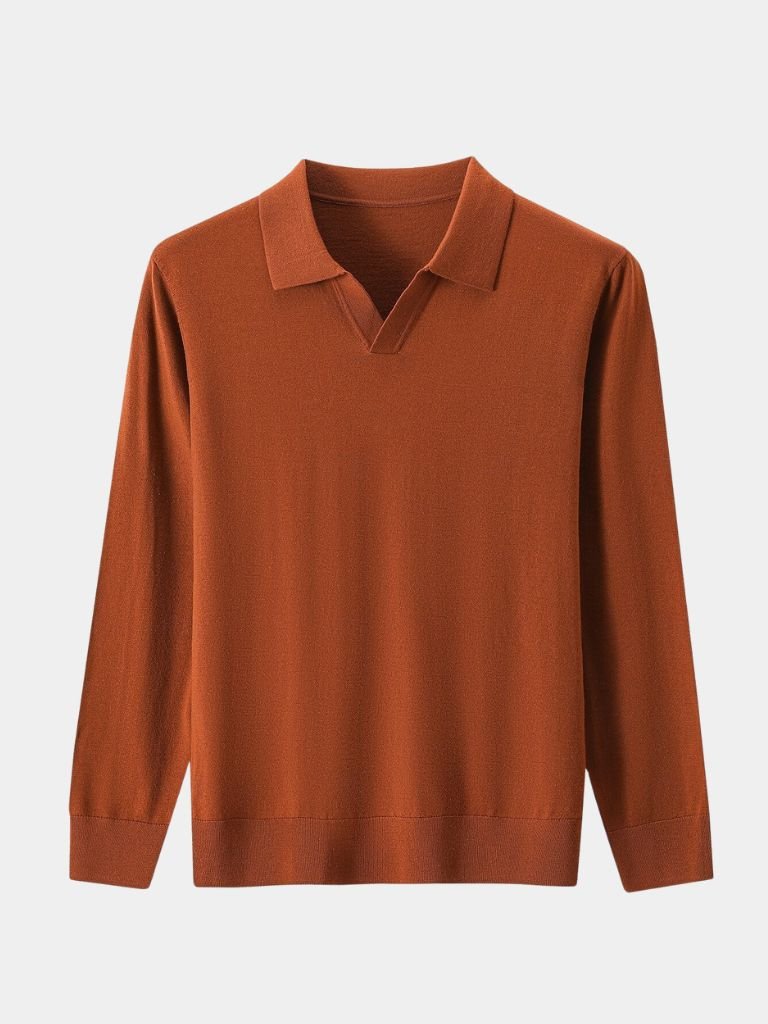Royal Comfort Long Sleeve Polo - Palm Beach Boutique