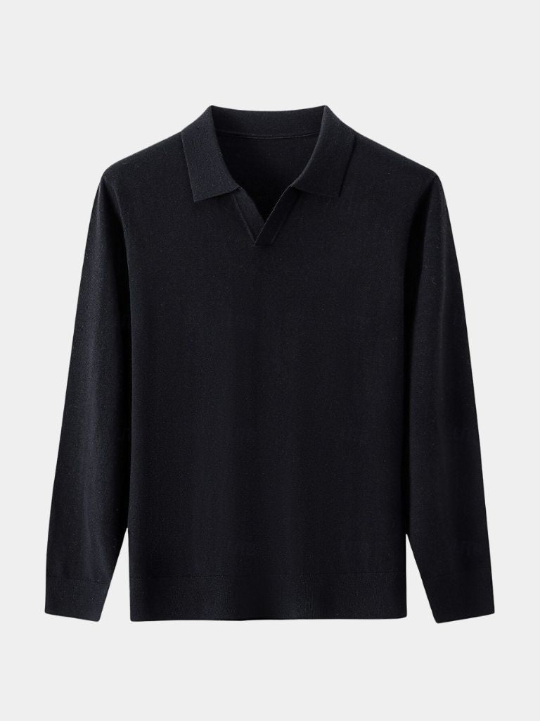 Royal Comfort Long Sleeve Polo - Palm Beach Boutique