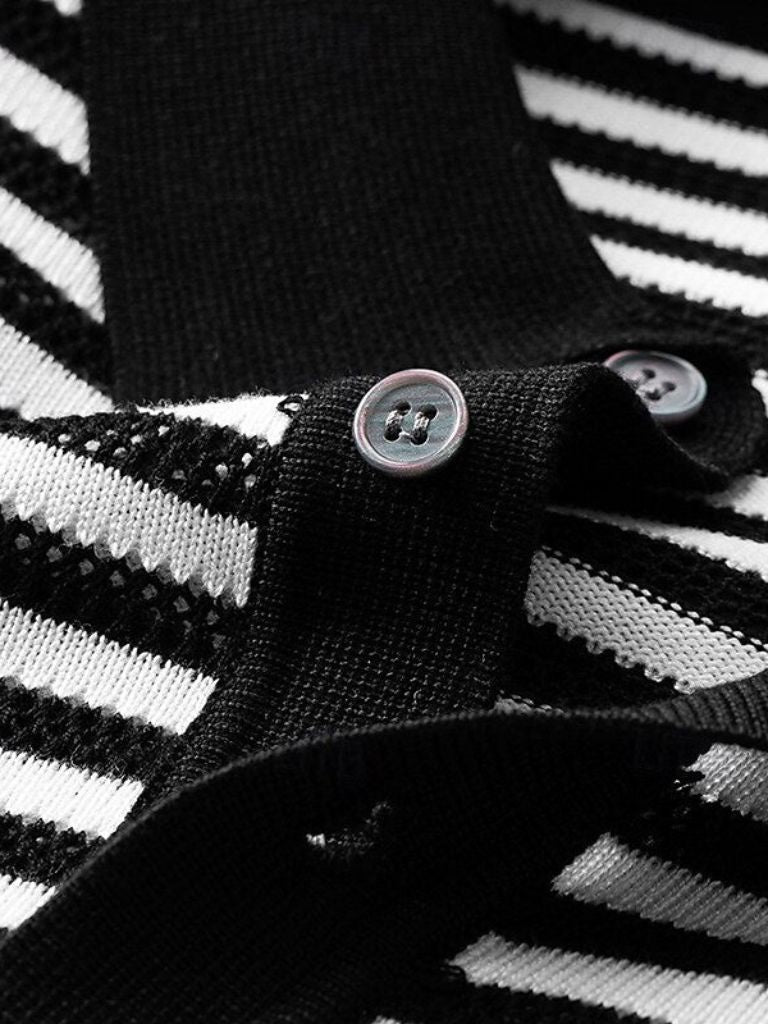 Classic Striped Polo - Palm Beach Boutique
