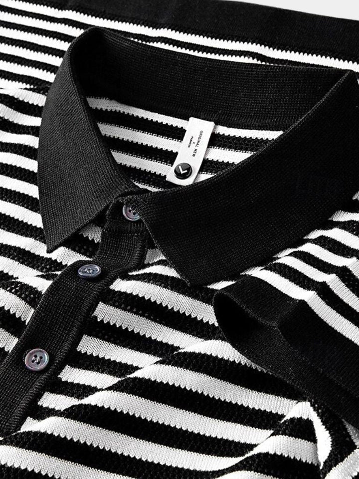 Classic Striped Polo - Palm Beach Boutique