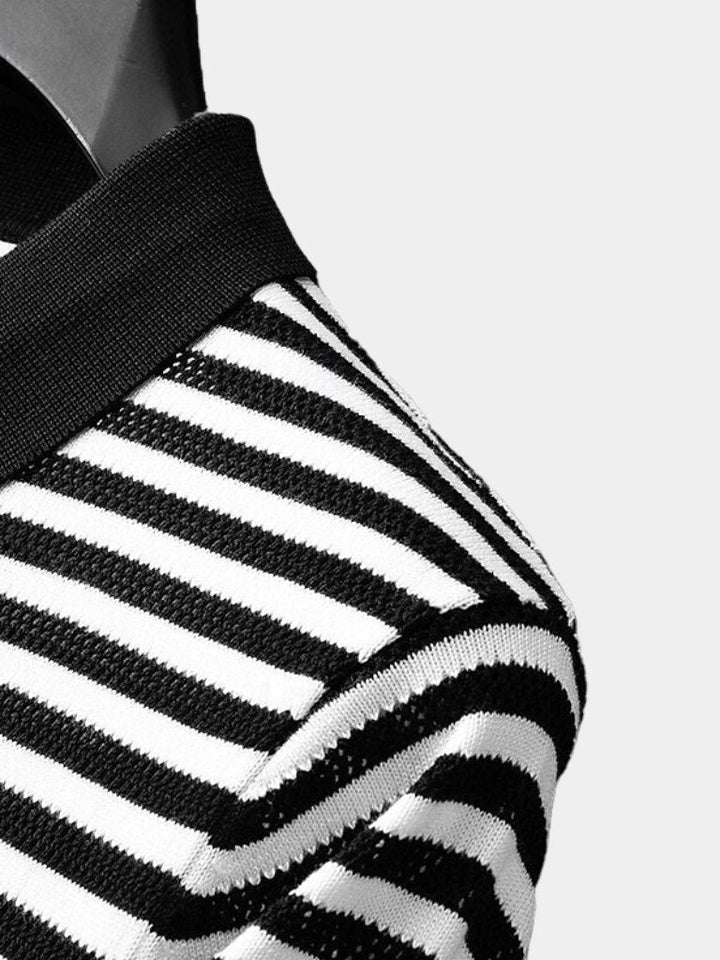 Classic Striped Polo - Palm Beach Boutique