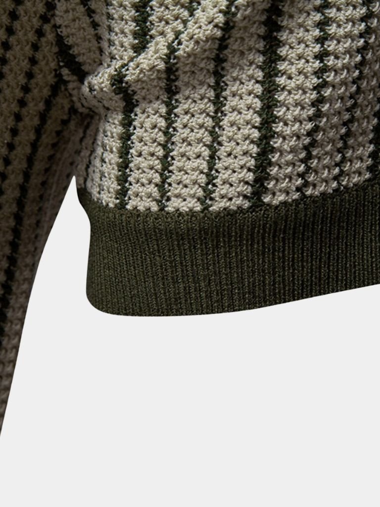 Striped Knit Polo - Palm Beach Boutique