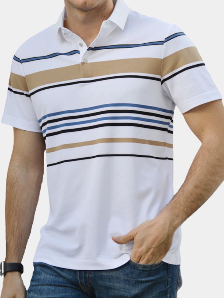 Sunset Striped Polo Palm Beach Boutique