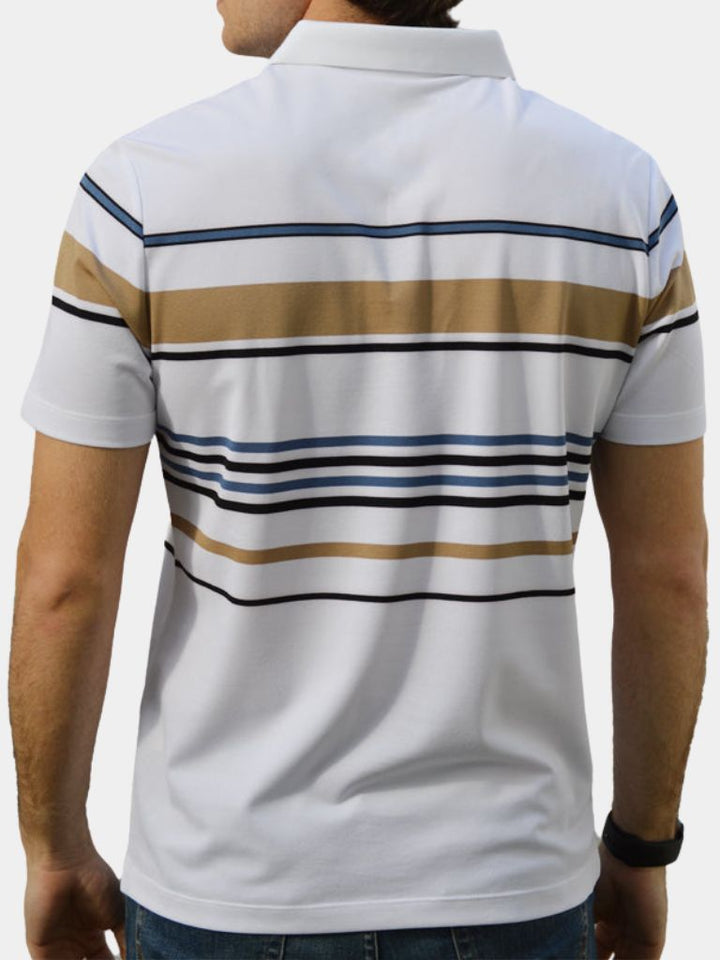 Sunset Striped Polo Palm Beach Boutique