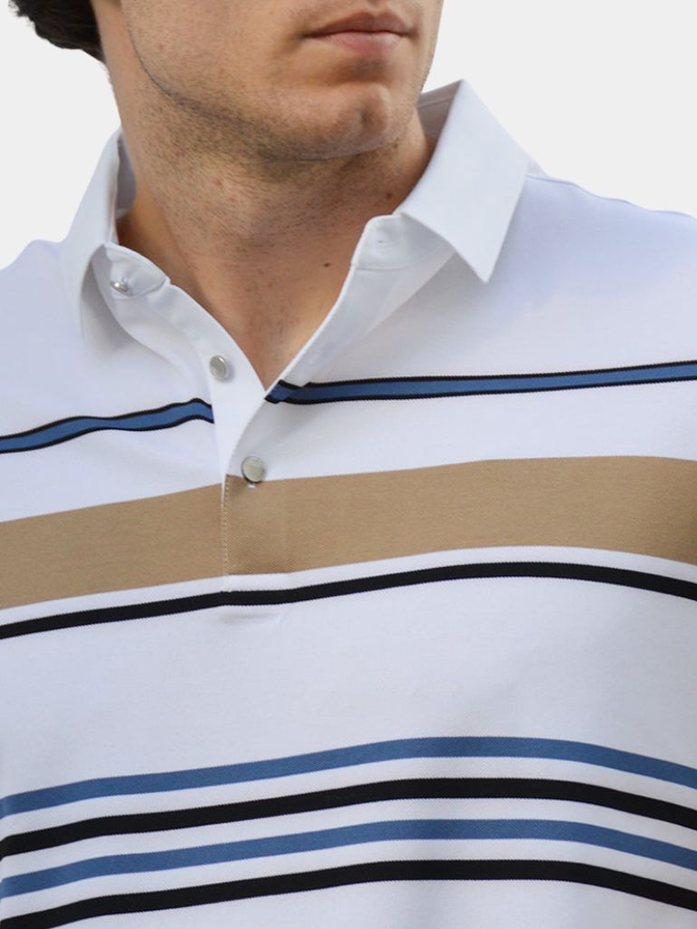 Sunset Striped Polo Palm Beach Boutique