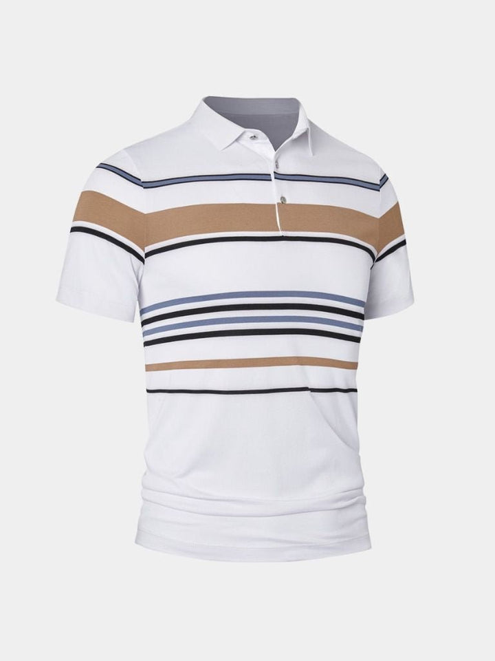 Sunset Striped Polo Palm Beach Boutique